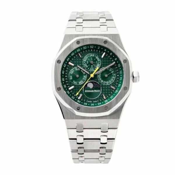 audemars-piguet-royal-oak-offshore-chronograph-green-dial-26574st-oo-26606st-03-multifunctional-series-replica-600x600