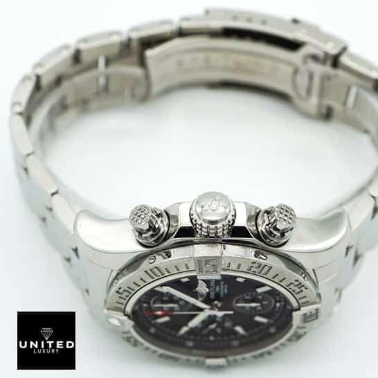 Breitling Super A13370 Replica 5 Breitling Super Avenger a13370 replica push button and Crown/Pusher