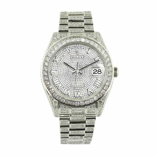 rolex-date-just-baguette-ii-white-gold-diamond-dial-116300-replica-600x600