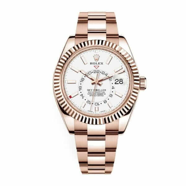 rolex-sky-dweller-rose-gold-white-dial-326935-replica-600x600