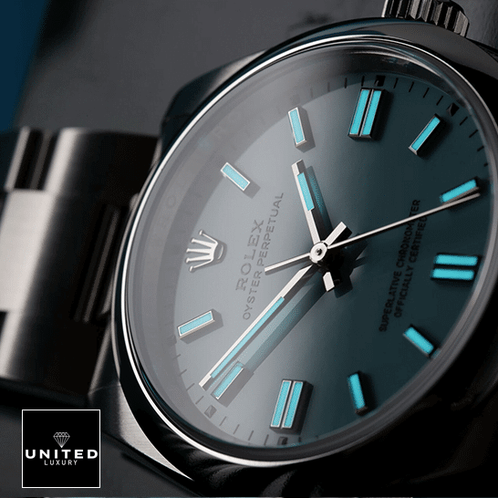 Rolex Oyster Perpetual Aqua Dial 126000 Replica 6 Rolex Perpetual 126000 Turquoise Dial Stick Dot Luminos ?ndices Replica