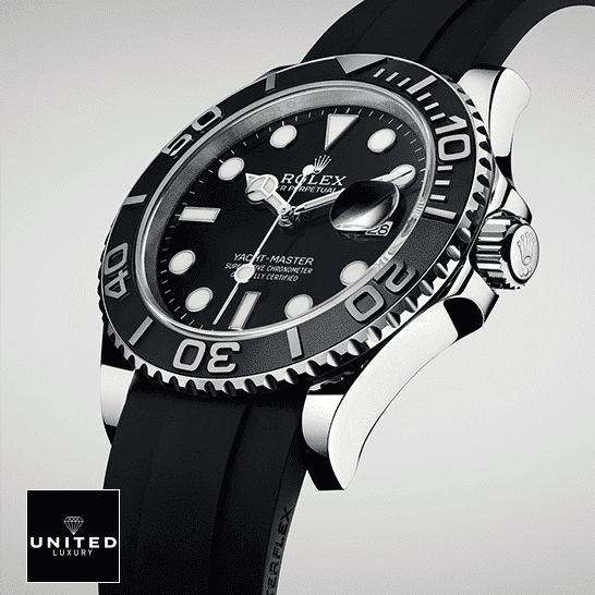 Rolex Yacht-Master 226659 White Gold Automatic Rubber Black Dial Replica 7 Rolex Yacht-Master 226659 Black Rubber Stainless Steel Case Replica