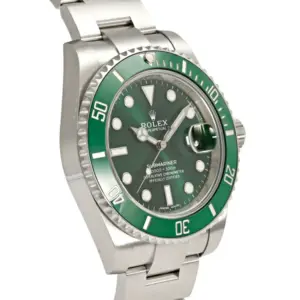 ロレックスROLEXサブマリーナーデイト116610LVグリーンドット文字盤中古腕時計メンズ (1)