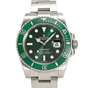 ロレックスROLEXサブマリーナーデイト116610LVグリーンドット文字盤中古腕時計メンズ