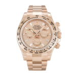Replica Rolex Daytona 40mm Rose Diamond Baguette Dial 116505