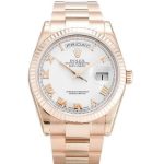 Replica Rolex Day-Date 36mm White Dial 118235 F