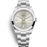 Replica Rolex Oyster Perpetual Lady 41mm Silver Dial 124300