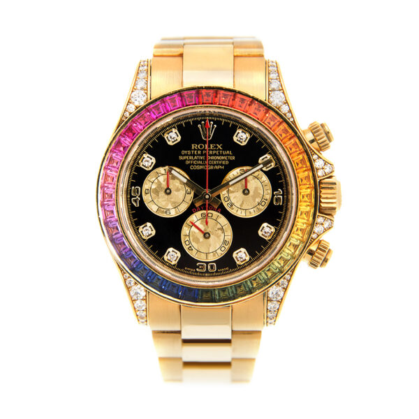 Edit product “Rolex Daytona 116598RBOW in Yellow Gold” ‹ United Luxury