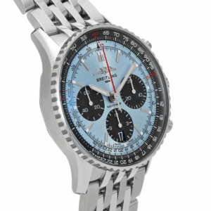 百年靈 Navitimer B01 計時碼錶 41 AB0139241C2A1 冰藍色黑色男士手錶 [二手] [腕錶]：品牌手錶 WATC_4