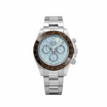 Daytona 126506 Platinum Ice Blue Baguette Dial CAL. 4131