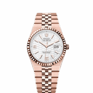 Land-Dweller 36, Oyster, 36 mm, Everose gold, Dial Intense white, hon