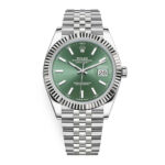 Datejust 41mm Mint Green Dial Fluted Bezel 126334