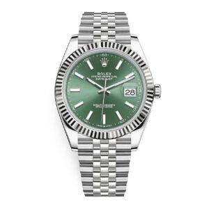 Datejust 41mm Mint Green Dial Fluted Bezel 126334