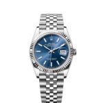 Rolex Datejust Series m126234-0017, new Datejust with blue dial, bar indexes, five-piece link bracelet, 36mm blue dial