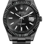 Rolex Datejust 41mm Oystersteel Y Esfera Negra En Oro Blanco