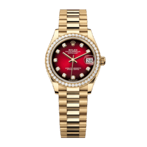 Rolex Datejust 31  Oyster, 31 mm, yellow gold and diamonds