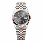 Datejust 36 mm Oystersteel and Everose gold Reference 126201