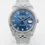 Rolex Datejust 41 Bright Blue Diamond Dial, Steel & White Gold, 126334