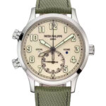 Calatrava Pilot Travel Time- White Gold