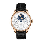 IWC Portugieser Rose Gold men's automatic mechanical watch in White Replica Watch IW503405