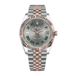 Rolex Datejust 41mm Wimbledon Dial Two-Tone Everose Gold