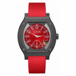 F.P.Journe élégante 48 Titalyt 40mm Red Dial Titanium Rubber Strap