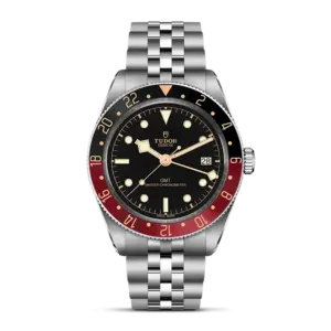 Tudor Black Bay 58 GMT 39mm steel case,black and burgundy bracelet