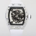 Richard Mille RM 055 Super Clone – Crystal Case White Rubber