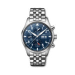 IWC Pilot’s Watch Chronograph 41 Stainless Steel Blue Dial Bracelet IW388102