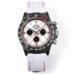 Rolex Cosmograph Daytona DiW Carbon White Panda Dial 4130