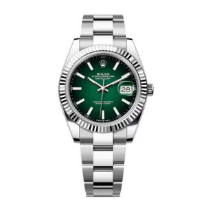 Rolex 2026 New Release Datejust 41mm Green Ombré Dial Oyster Bracelet