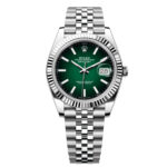 Rolex 2026 New Release Datejust 41mm Green Ombré Dial Jubilee Bracelet