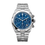 Vacheron Constantin Overseas 42.5mm – Ref: 5500V/110A-B148 Blue Chronograph Dial, Stainless Steel Bracelet